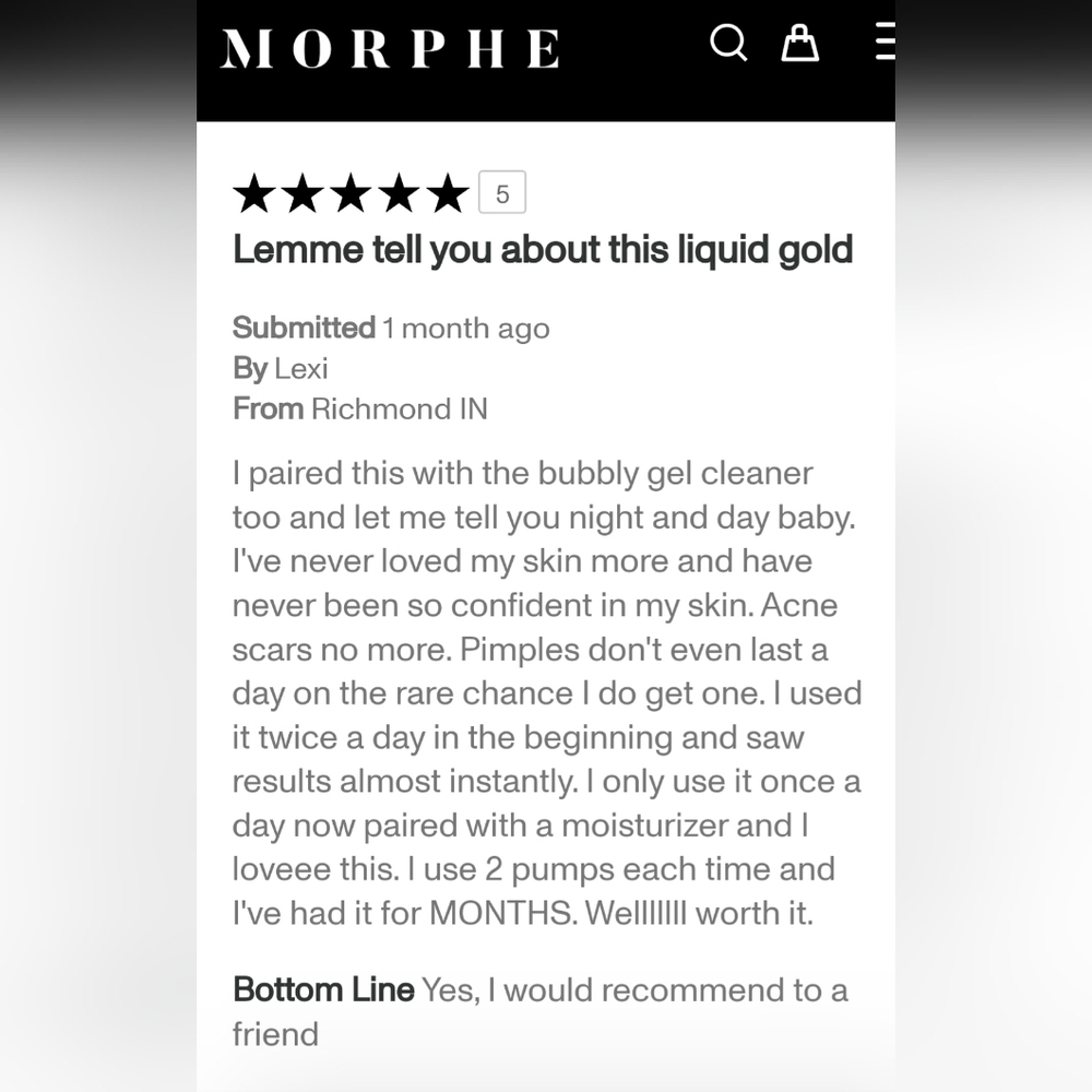 MORPHE M2 CLEAR THINGS UP CLARIFYING SERUM NWOB - Picture 3 of 10